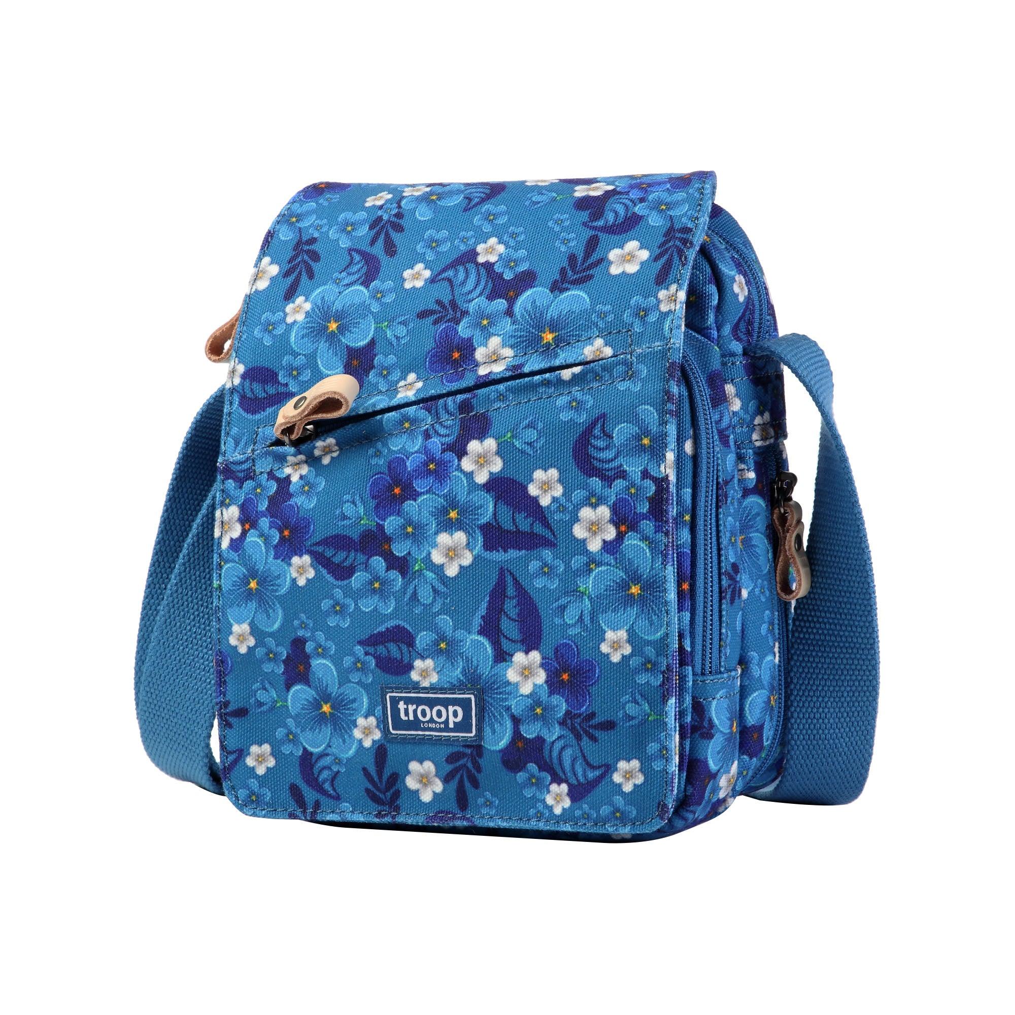 TRP0239 Troop London Classic Canvas Crossbody Bag - Stylish & Durable for Travel, Work & Everyday Use