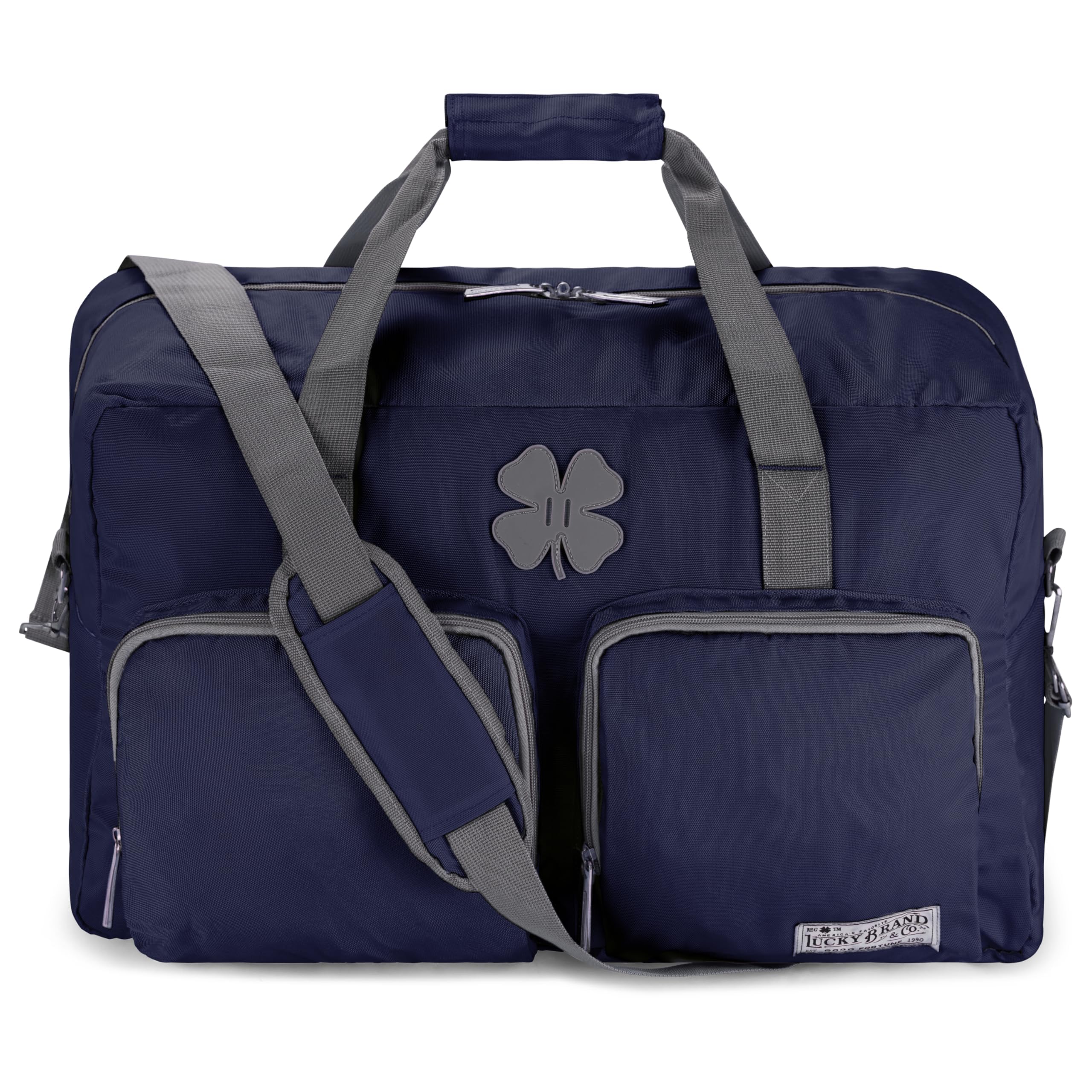 **40L Lucky Travel Duffel Bag - Foldable Gym & Weekender Bag for Men & Women with Adjustable Shoulder Strap - Perfect for Workouts, Travel & Overnight Trips**