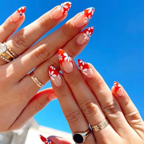 French Red with Simple Flower A01