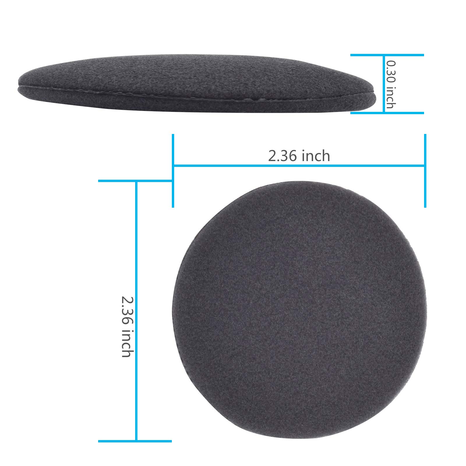 Premium Replacement Foam Ear Pads Cushion Covers for Logitech H600 H330 H340 Headset - Noise Isolation Comfort for Gaming, Office & Online Meetings