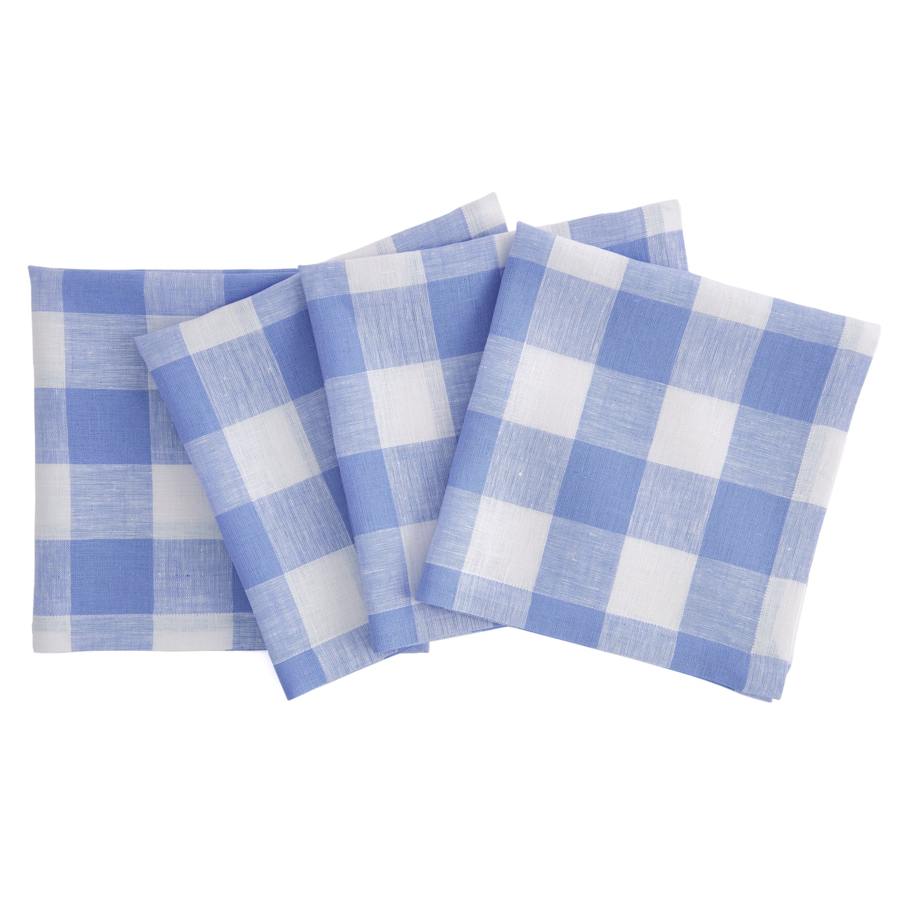 Buffalo Check Cotton Napkins - Set of 4 Premium Dinner Napkins for Holiday Table Setting, Christmas Decor & Farmhouse Dining - Reusable & Washable