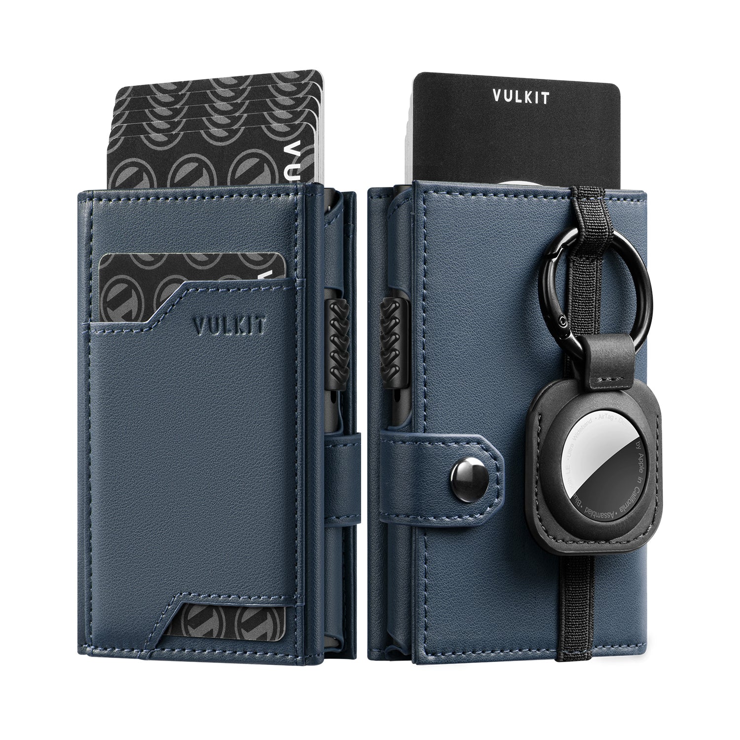 VC311 RFID Blocking Pop Up Wallet with Banknote Compartment & ID Window - Removable AirTag Holder (AirTag Not Included) - Perfect for Travel, Business & Everyday Use