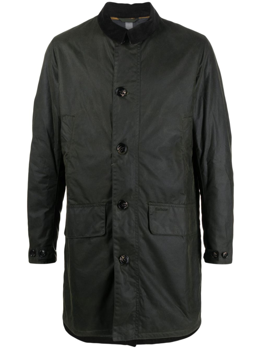 Barbour Green Waxed Cotton Jacket for Men & Women | Waterproof & Windproof Outdoor Coat | Perfect for Hiking, Hunting & Countryside Adventures
