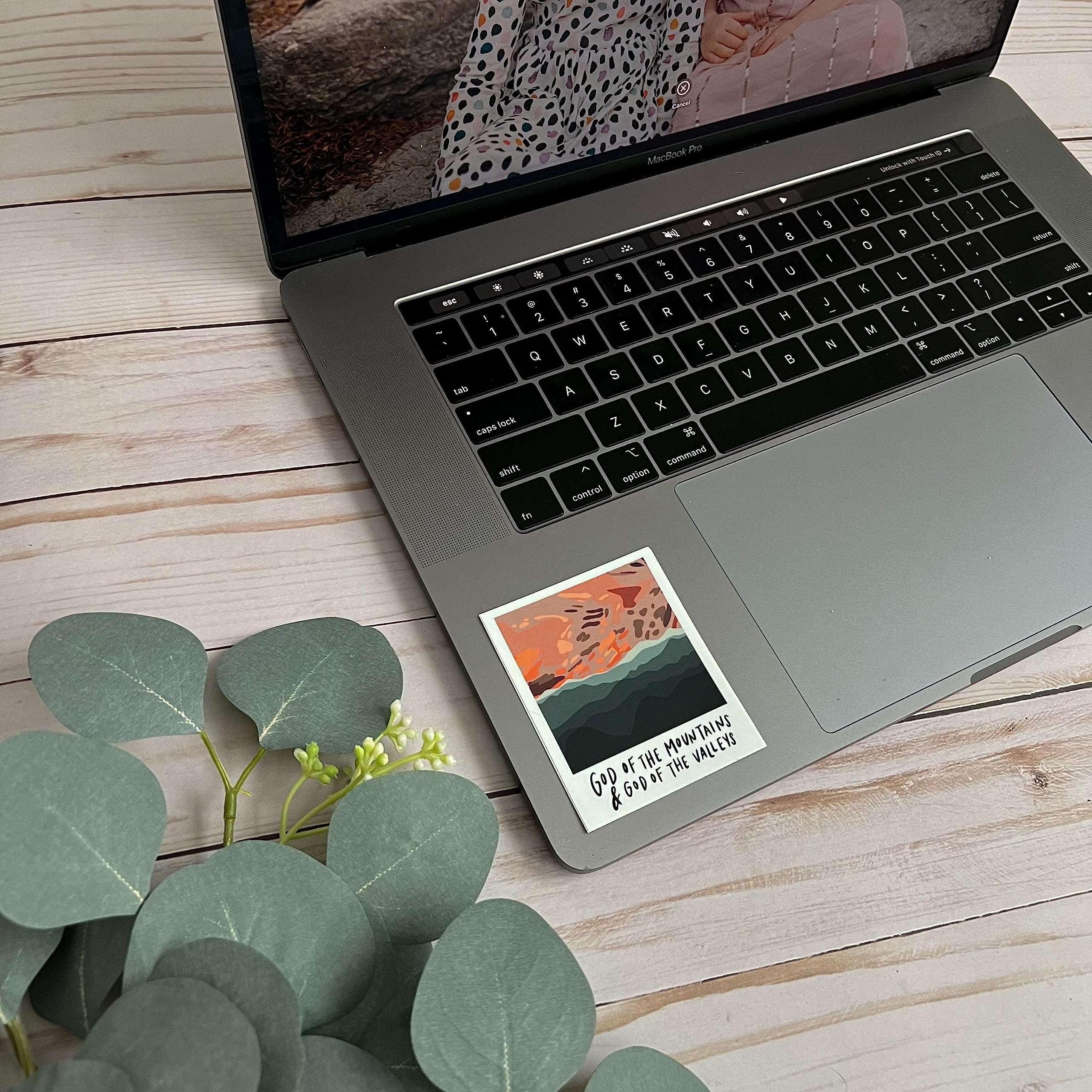 Christian Stickers - God of the Hills & Valleys Vinyl Decals | Waterproof Bible Journal, Scripture Stickers for Hydro Flask, Laptop, Car | Faith, Jesus, God Inspired | Perfect for Church, Bible Study & Daily Devotion