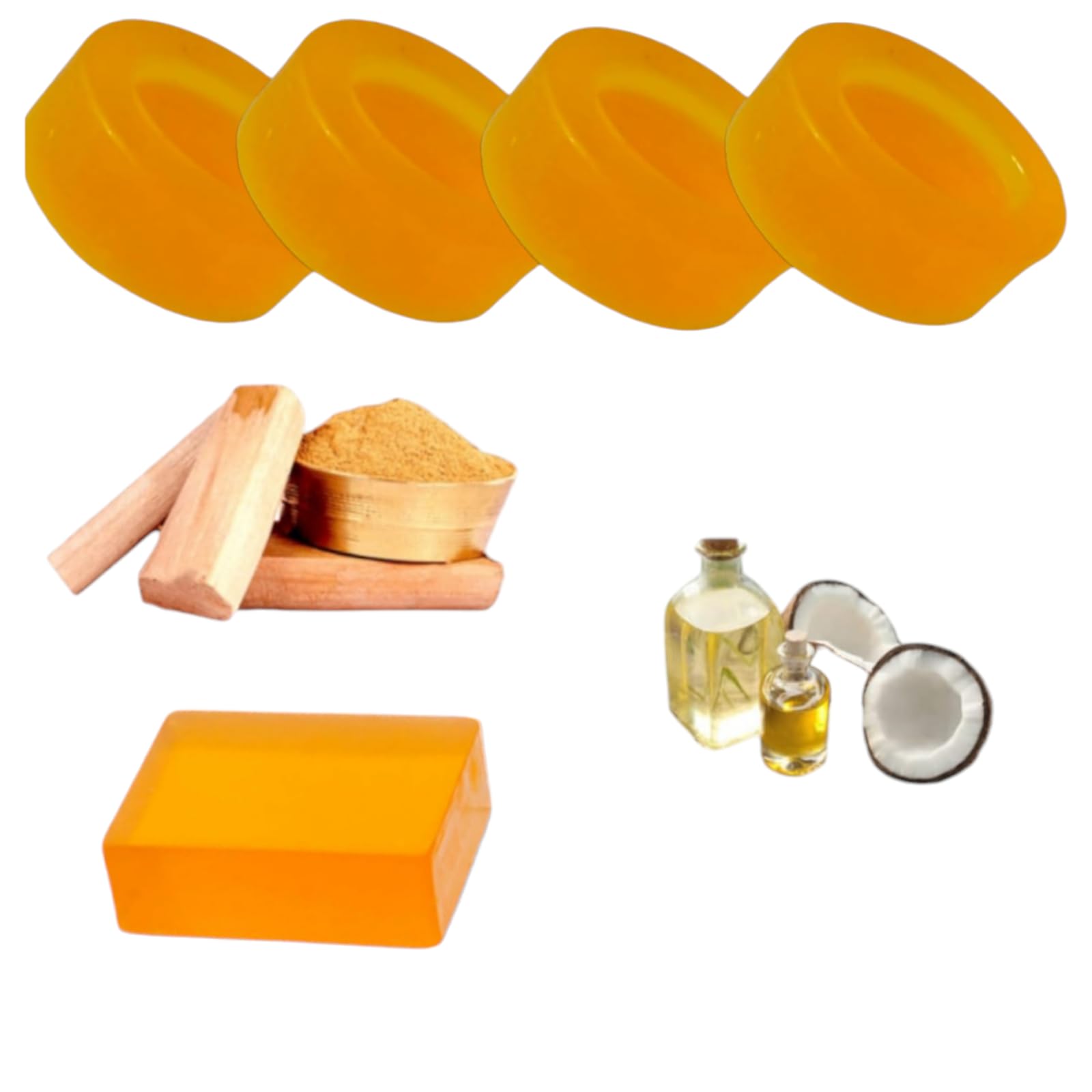 Premium Chandan Soap (550g) - Natural Sandalwood Soap for Skin Care & Aromatherapy | Perfect for Daily Use, Spa Treatments & Relaxation
