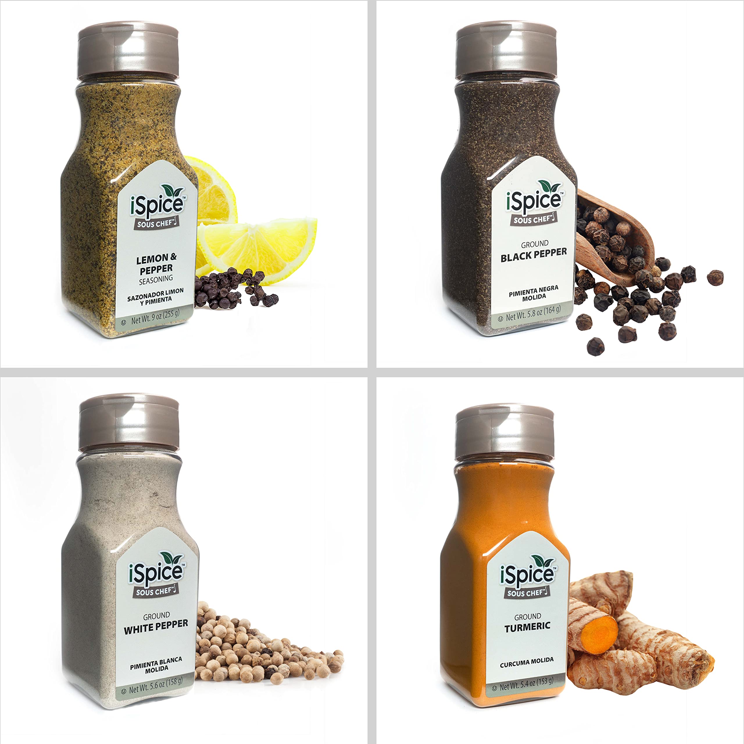 iSpice 24-Pack Gourmet Spice Set - Premium Spices & Seasonings Collection for Cooking, Baking & Grilling | Ultimate Kitchen Essential for Home Chefs & Food Enthusiasts