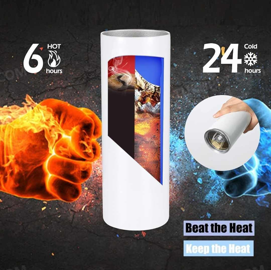 F.A.F.O. Double Wall Insulated 20oz Tumbler with Lid & Straw - Leakproof Stainless Steel Travel Mug for Coffee, Tea & Cold Drinks - Perfect for Gym, Office & Outdoor Adventures