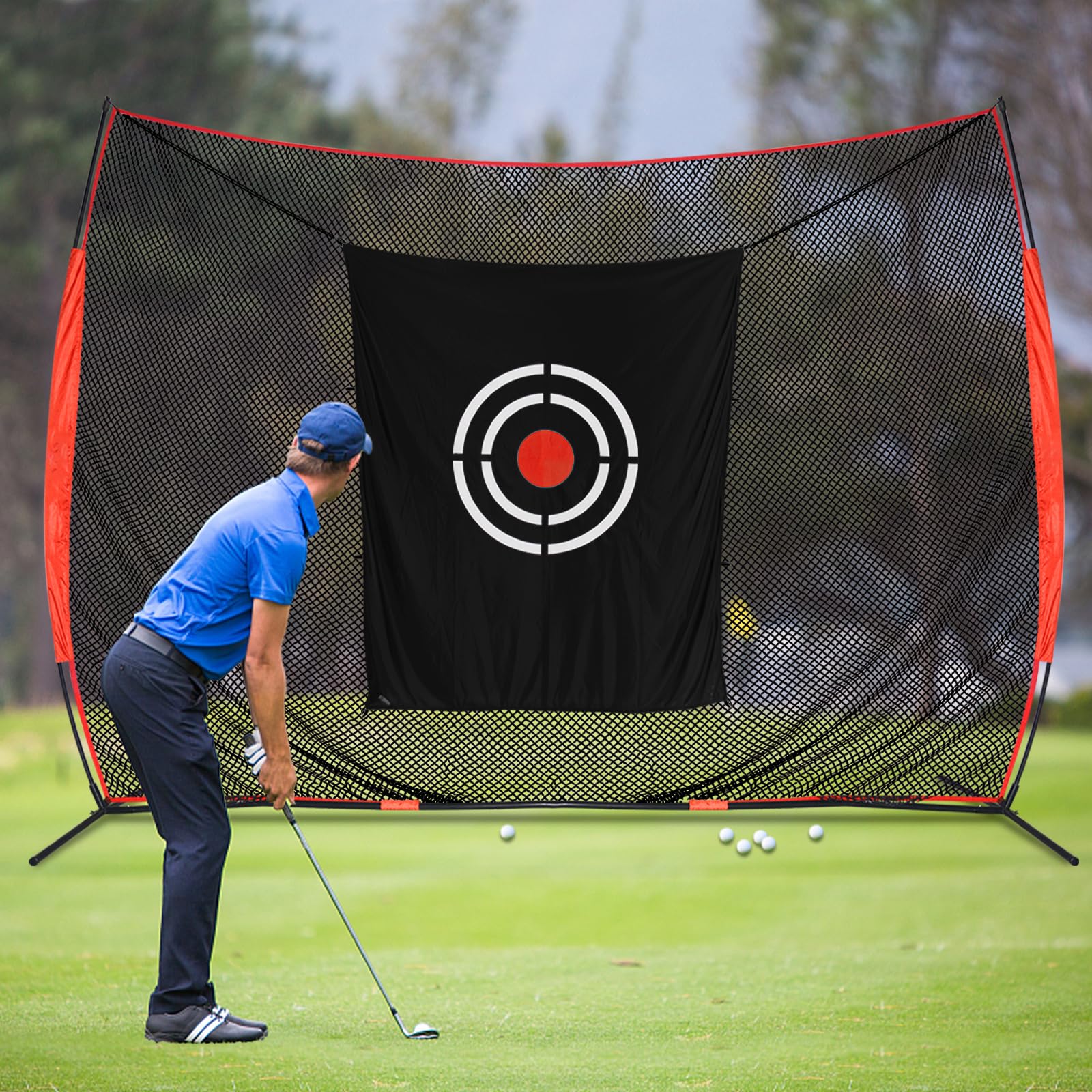 Golf Target Cloth for Net Replacement - Durable Golf Hitting Net Target for Practice & Training | Indoor/Outdoor Backyard Golf Aids | Perfect for Driving Range, Home Practice & Backyard Training