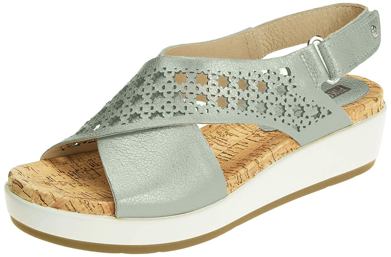 PIKOLINOS Women's Open Toe Heel Sandals - Comfortable Dressy High Heels for Summer, Weddings & Evening Events