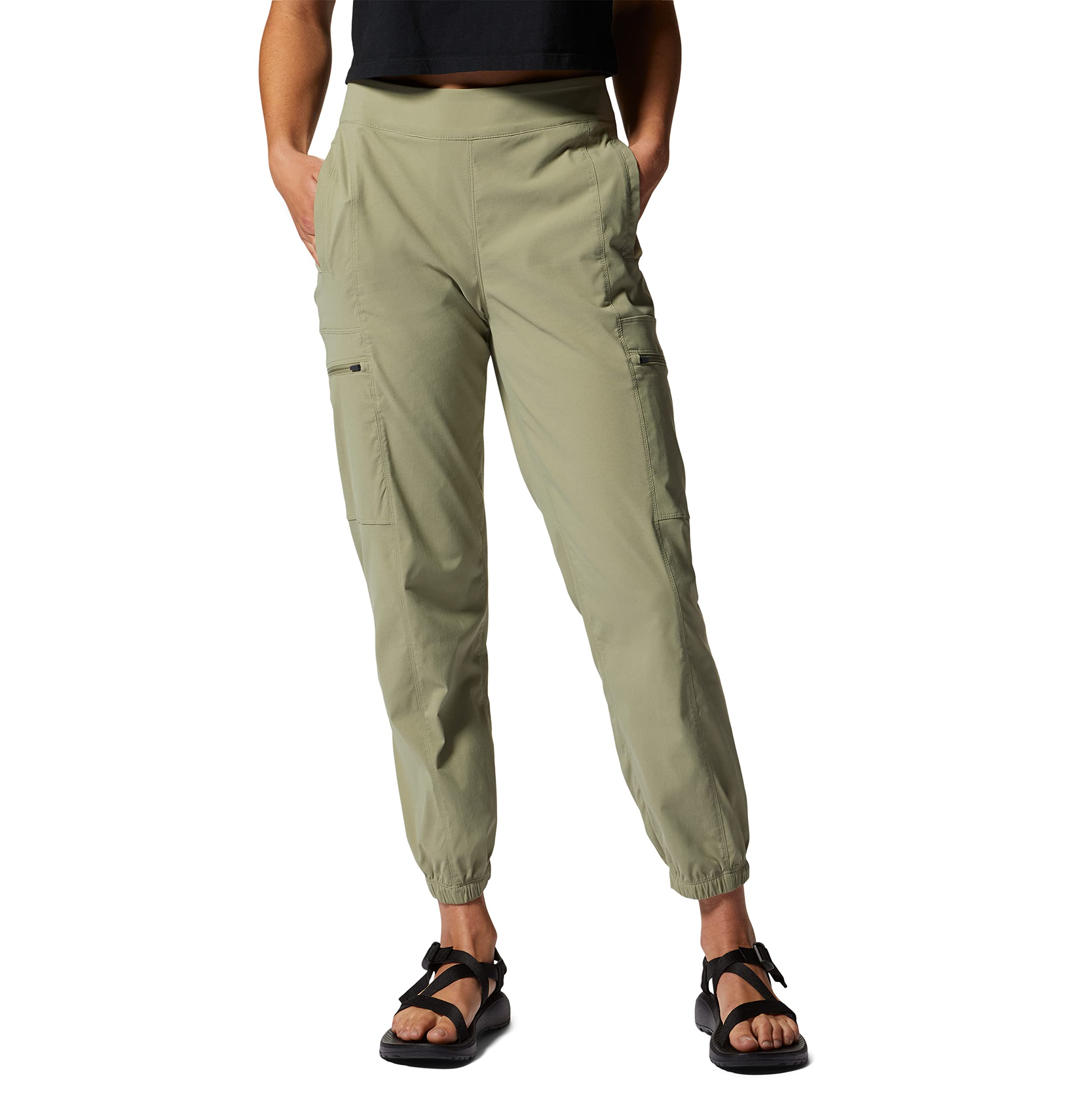 Mountain Hardwear Women's Dynama High Rise Jogger Pants - Lightweight Stretch Hiking & Travel Pants for Climbing, Outdoor Adventures & Casual Wear | Perfect for Trail Running, Camping & Everyday Comfort