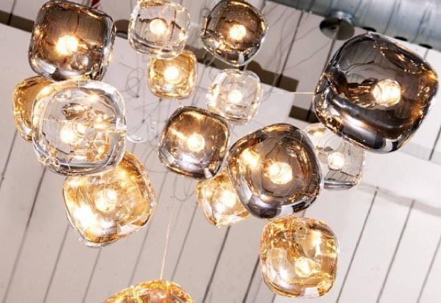 Cubie Chandelier - Modern Crystal Ceiling Light Fixture for Dining Room, Living Room & Bedroom | Elegant Home Decor Lighting
