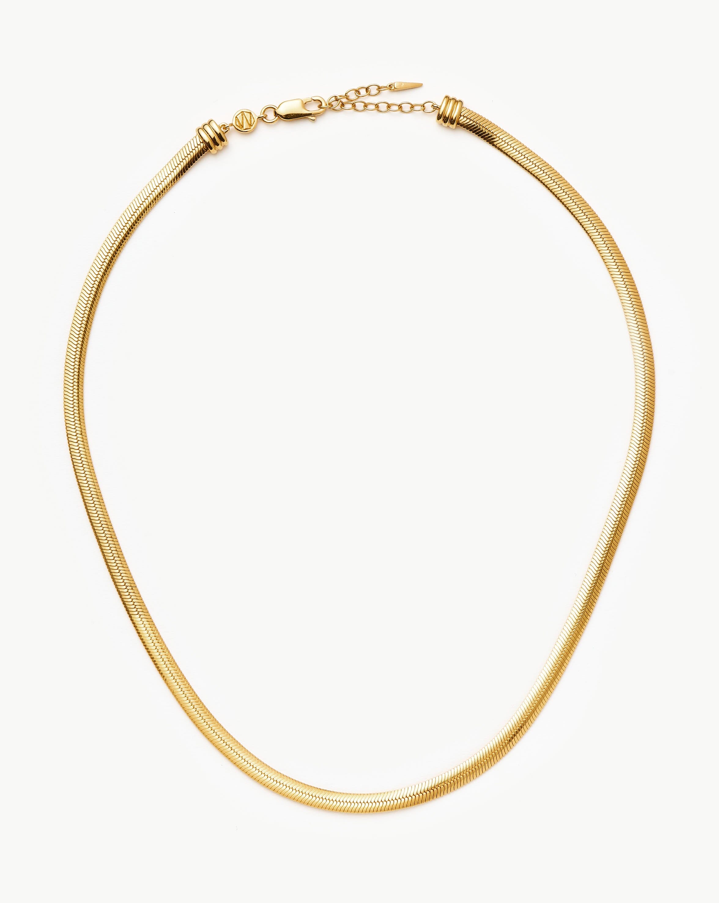 Elegant Flat Snake Chain Necklace for Women - Dainty Gold & Silver Layering Necklace Jewelry - Perfect for Everyday Wear, Date Night & Gift Giving