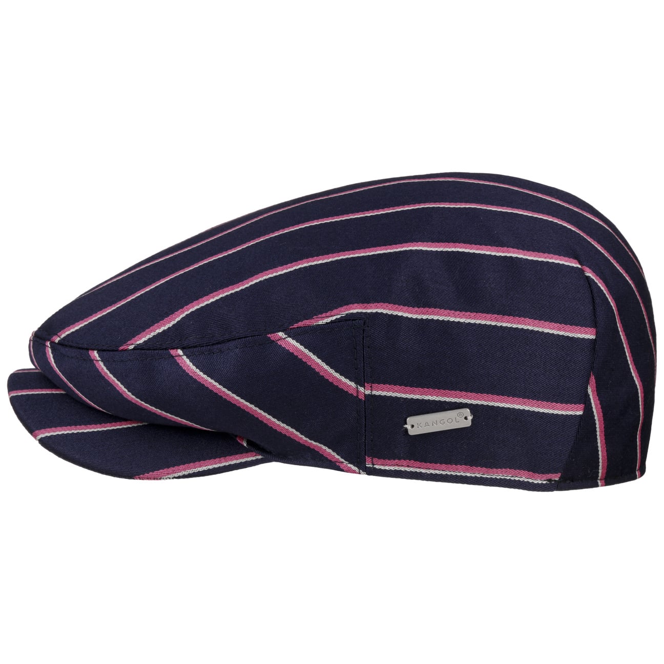 Kangol British Peebles Striped Flat Cap - Vintage Style Wool Hat for Men & Women | Perfect for Casual Wear, Outdoor Activities & Fashion Accessories