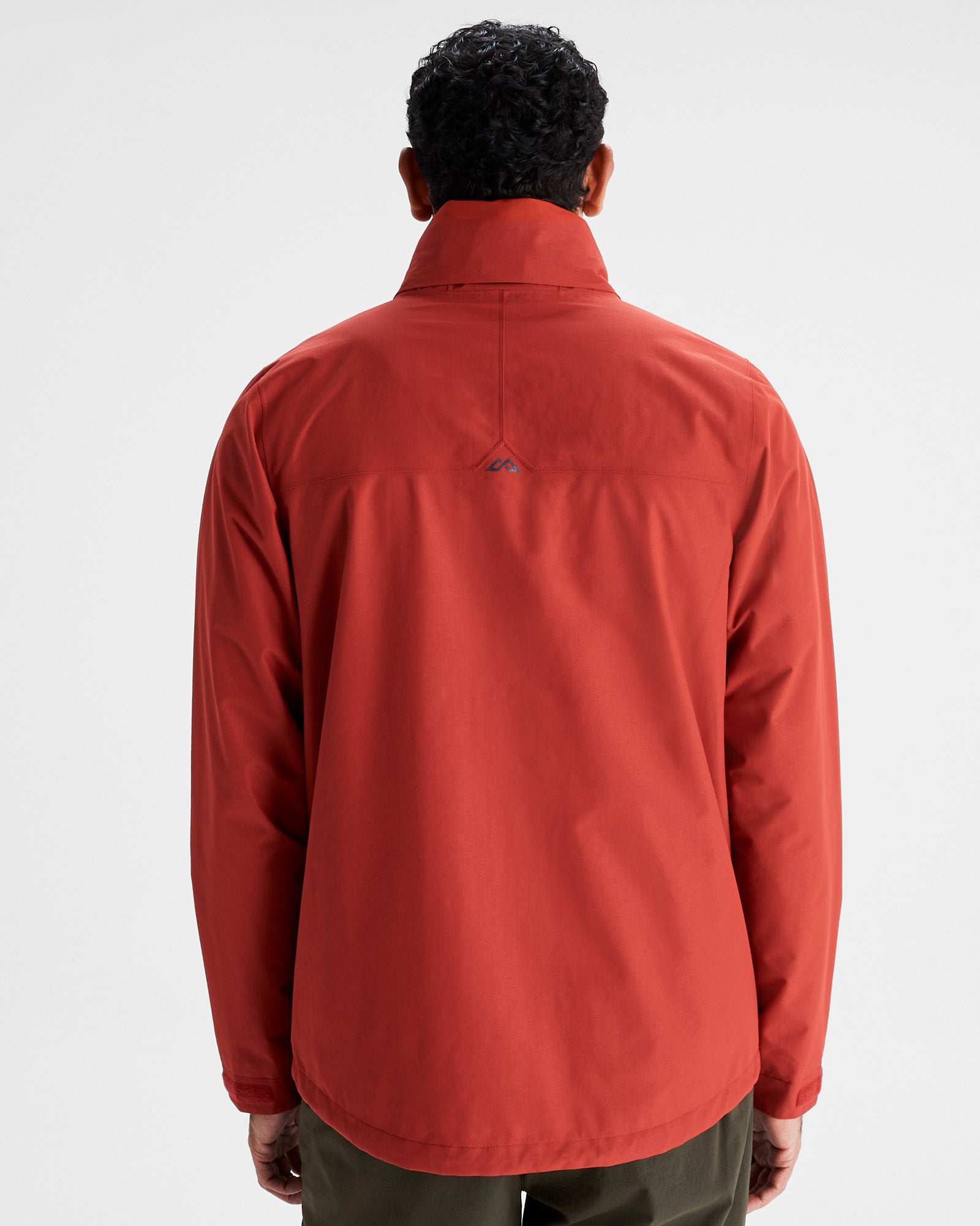 Men's Andulo 2-Layer Waterproof Rain Jacket - Spicy Chilli Pepper Red - Lightweight Windbreaker for Hiking, Camping & Outdoor Activities