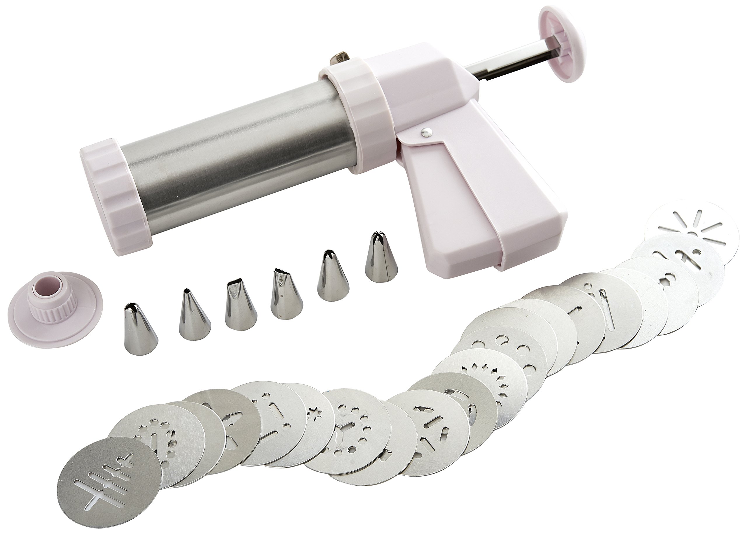 Silikomart Wonder Cakes Collection - Stainless Steel Cookie Press Kit for Baking, Cake Decorating & Pastry Making - Perfect for Holidays, Parties & DIY Desserts