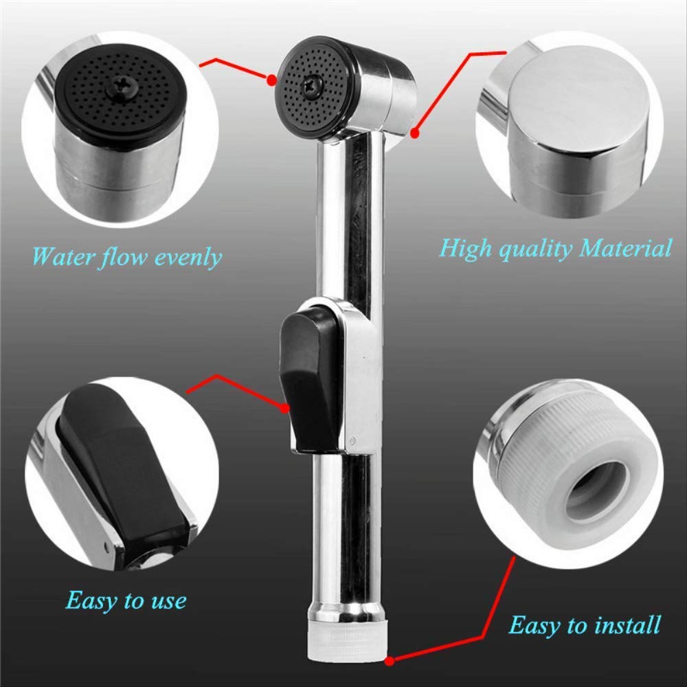 XBSXP Handheld Bidet Sprayer - Portable Toilet Bidet Attachment with Adjustable Water Pressure for Personal Hygiene | Perfect for Bathroom, Travel & Postpartum Care