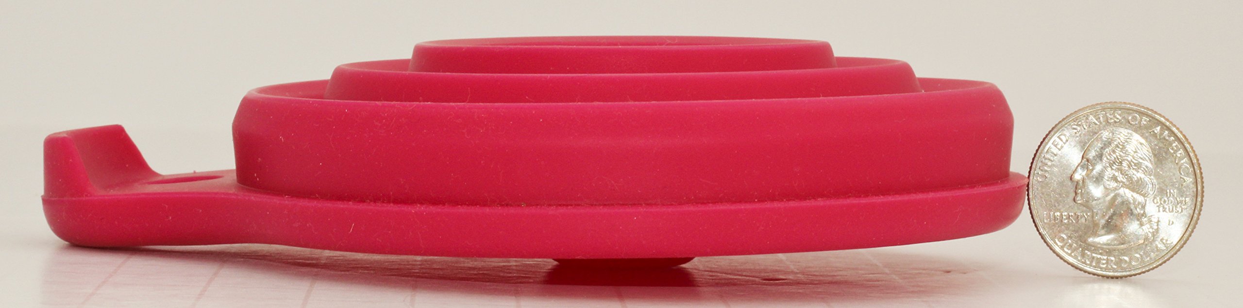 Zoie + Chloe Space Saving Silicone Foldable Collapsible Kitchen Funnel for Cooking, Baking, and Liquid Transfer - Perfect for Small Kitchens, Camping & RV Use