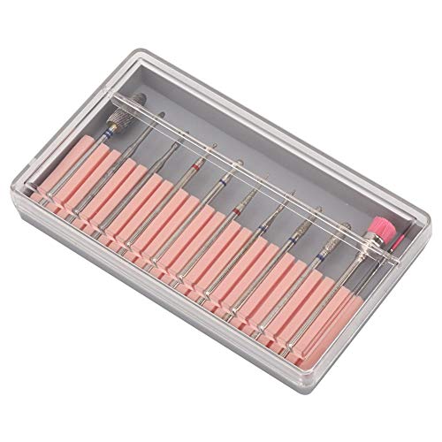 Portable Electric Nail Drill Bit Set - Professional Pedicure Machine Accessories for Carving, Sanding & Polishing Natural & Gel Nails (BH-07) - Perfect for Home Nail Care & Salon Use