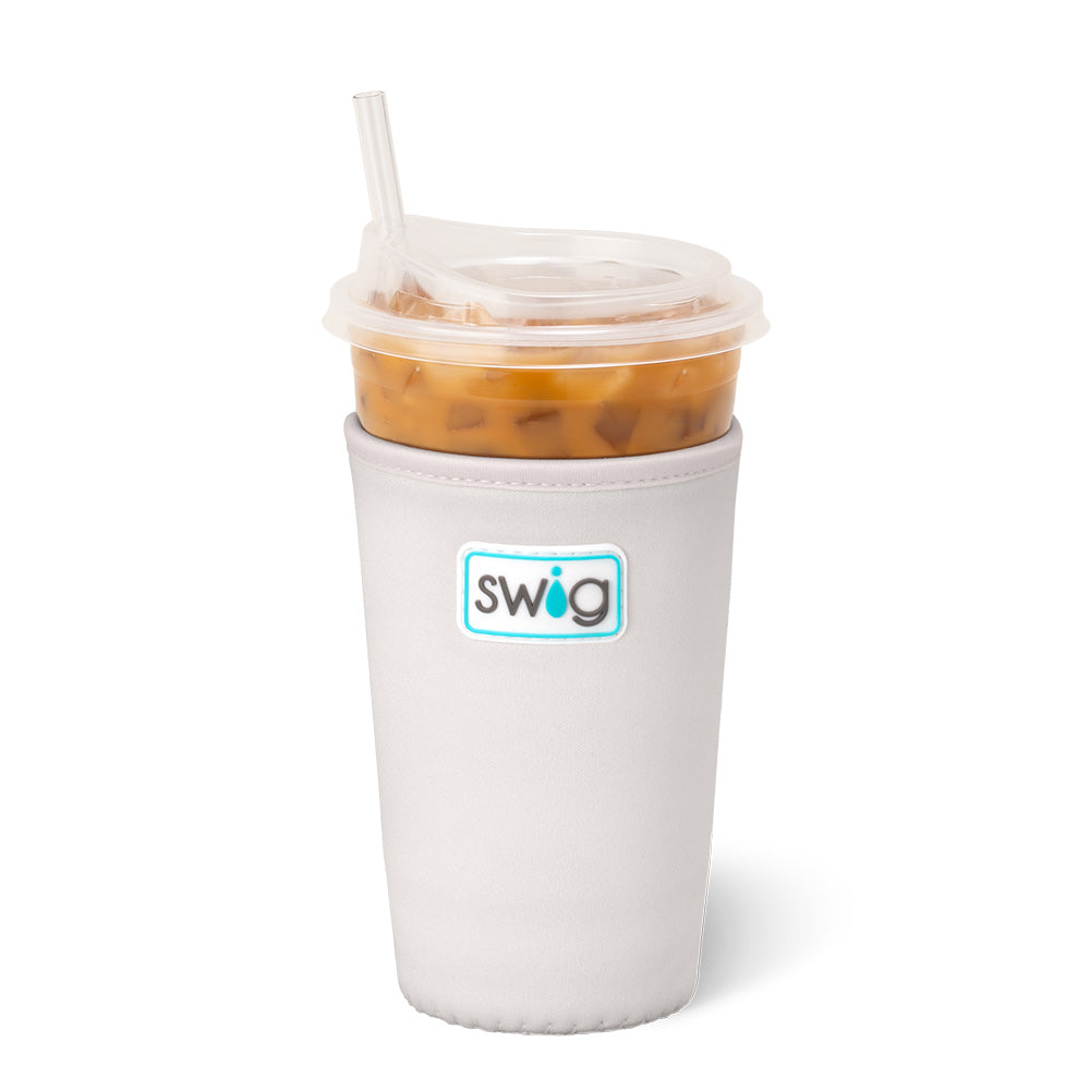 Pearl Medium Iced Cup Coolie - Insulated Sleeve for 16-20oz Tumblers, Perfect for Iced Coffee, Smoothies & Cold Drinks - Great for Office, Travel & Outdoor Activities