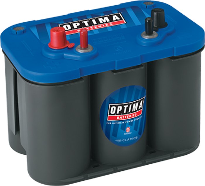Optima 34M BlueTop 8006-006 12V 800CCA Marine Battery - Perfect for Boats, RVs, and Automotive Starting Power