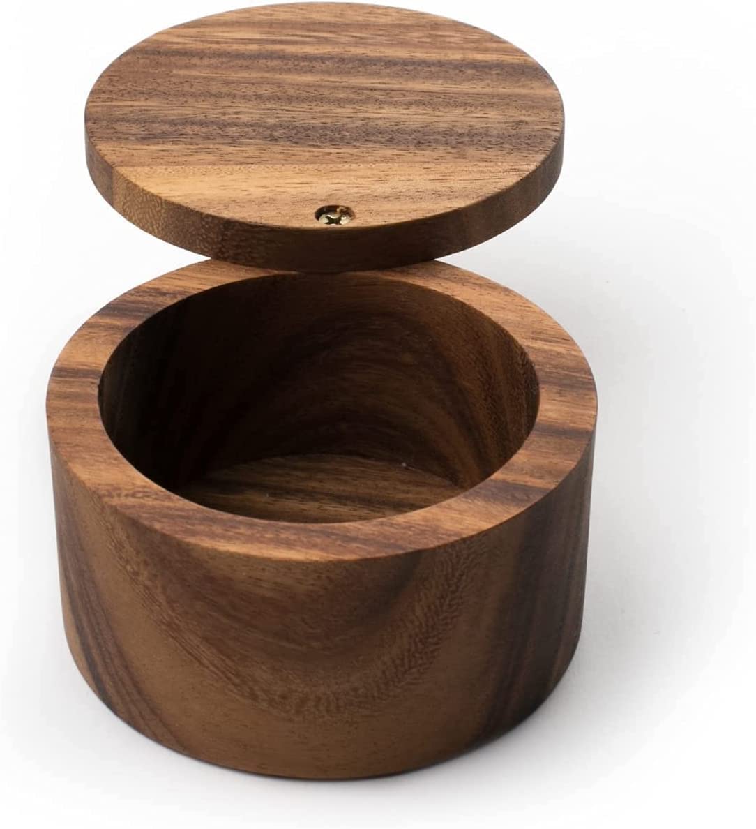 IBLAY Wooden Salt and Pepper Box with Lid - Classic Spice Storage Container for Kitchen | Durable Spice Holder for Salt, Pepper & Seasonings | Perfect for Cooking, Baking & Tabletop Organization