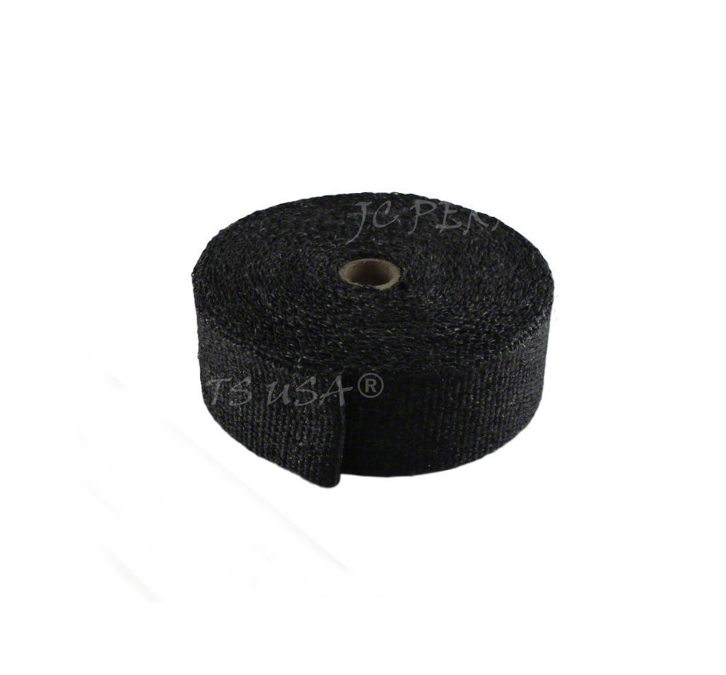 High-Temperature Exhaust Pipe Wrap - Heat Shield Tape for Automotive & Motorcycle (Fiberglass, Basalt, Titanium, Vermiculite & Foil Faced) - Ideal for Engine Protection & Heat Management