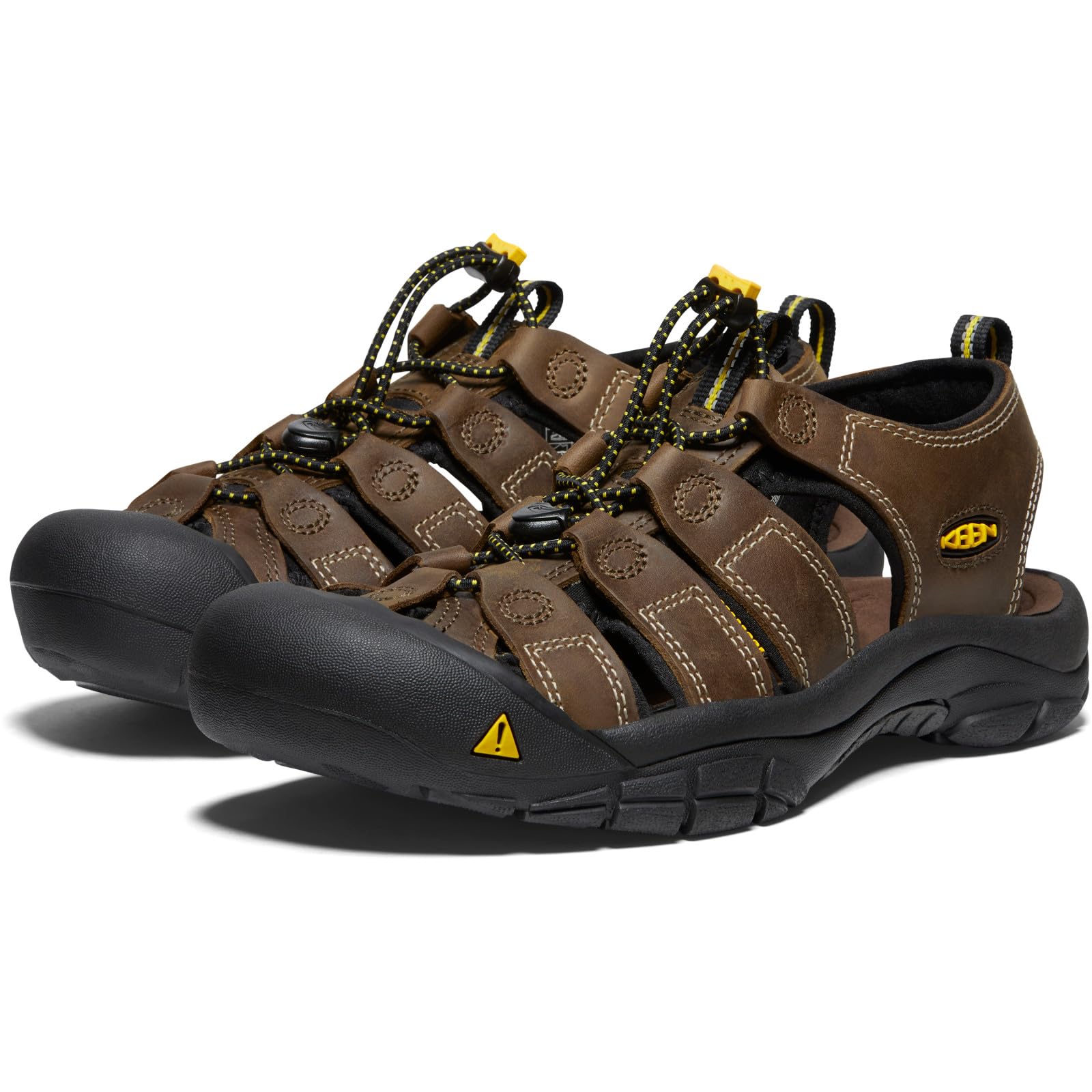 **KEEN Men's Newport Closed Toe Water Sandals – Durable Leather, Comfortable for Hiking, Beach & Outdoor Adventures**