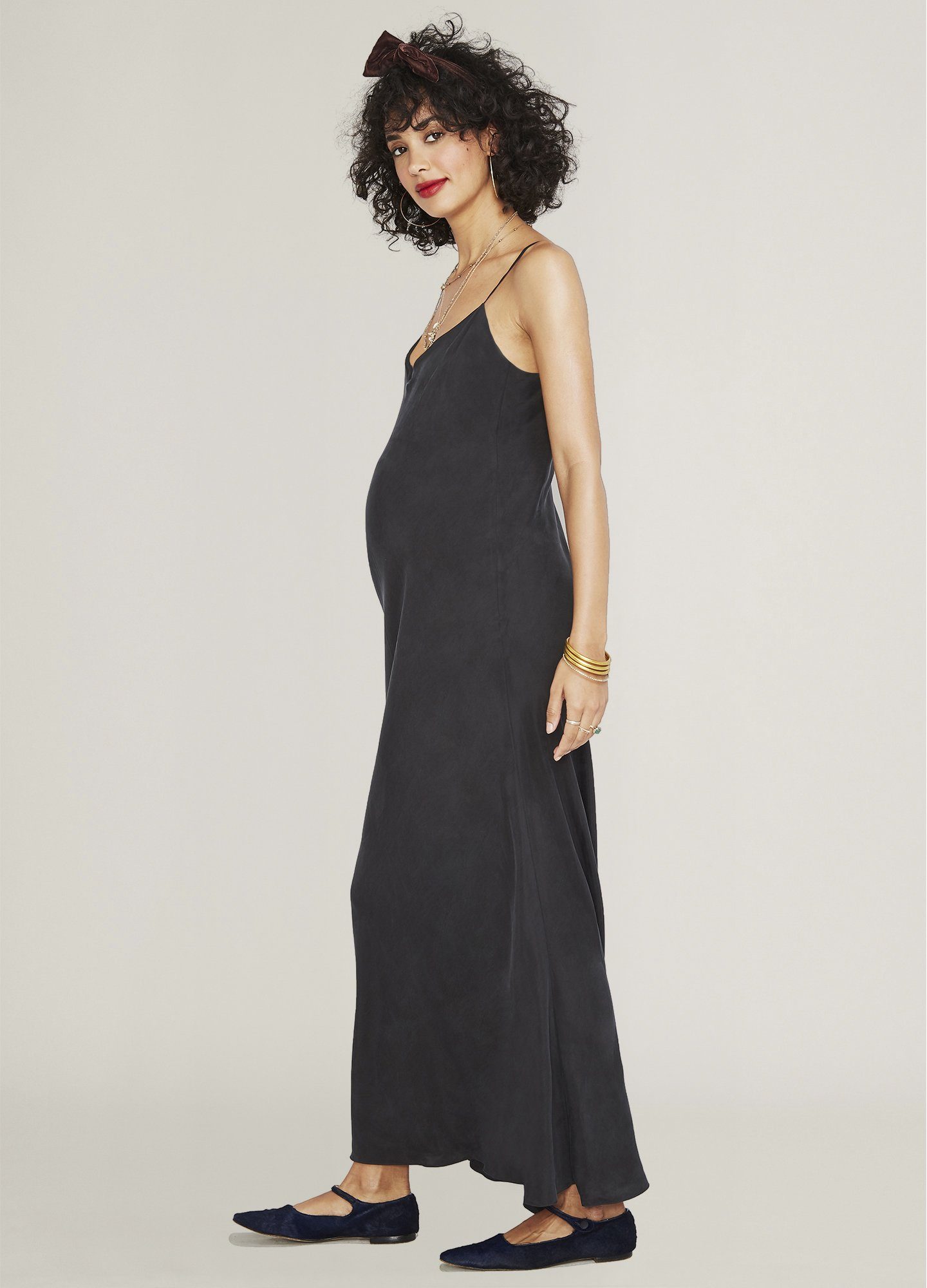 Ricky Slip Dress - Women's Elegant Satin Nightgown & Loungewear for Sleep, Date Night & Home Relaxation