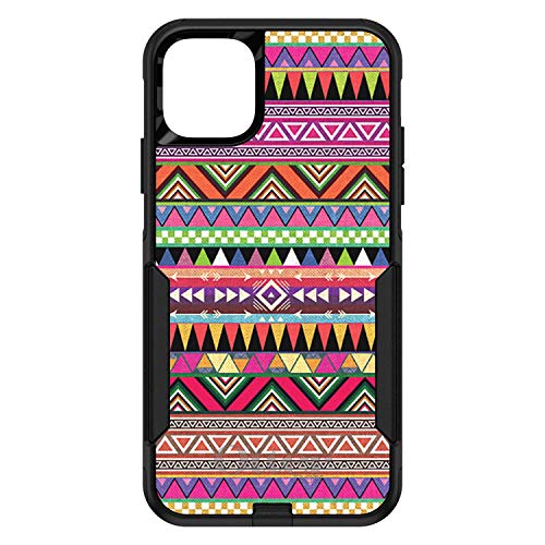 Pink Blue Orange Tribal Print On Black Case