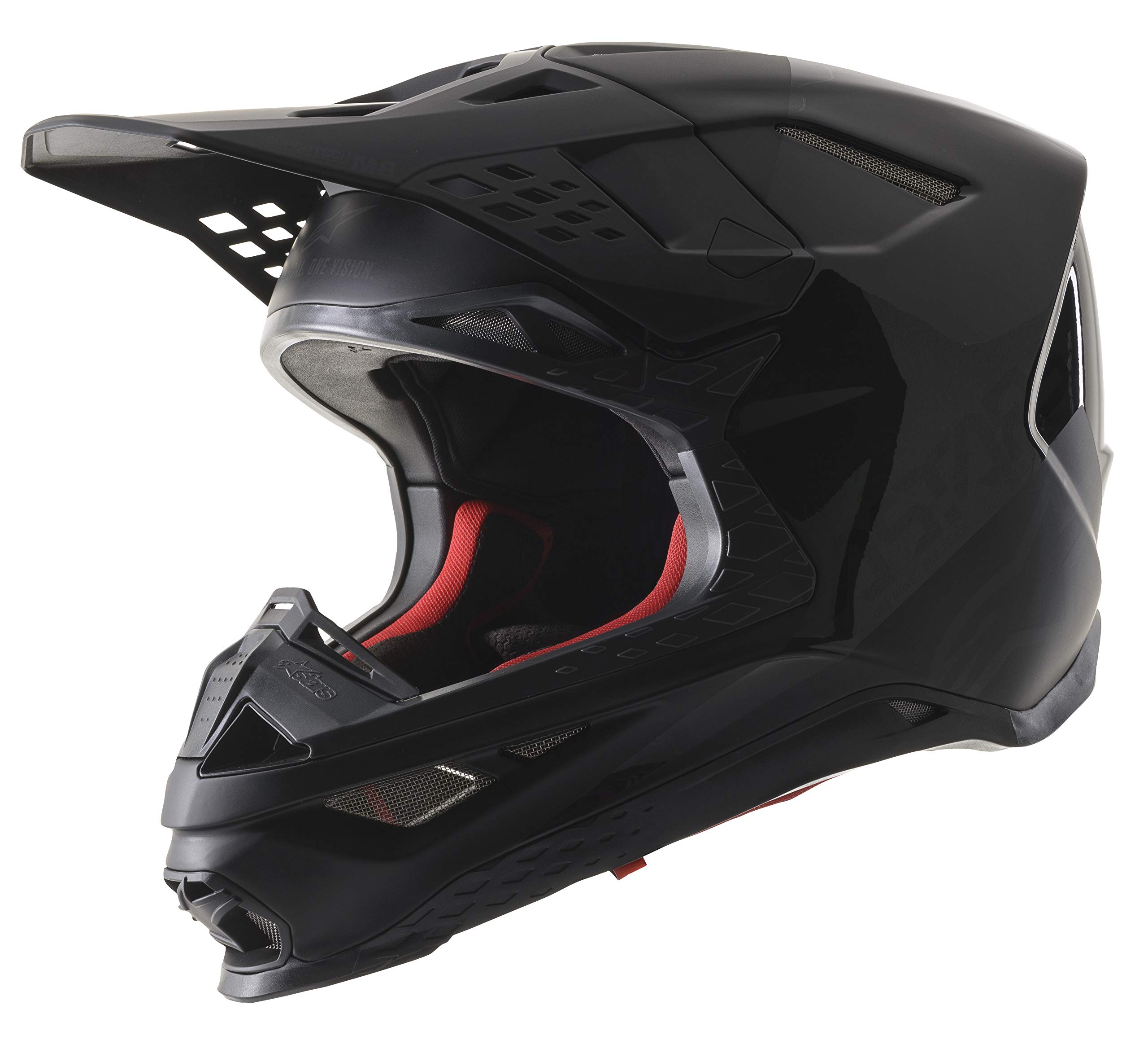 Alpinestars MX Supertech M8 Motorcycle Helmet - Echo Black/Gray - X-Small - Lightweight & Durable Off-Road Racing Helmet for Motocross, Enduro & Dirt Bike Riding