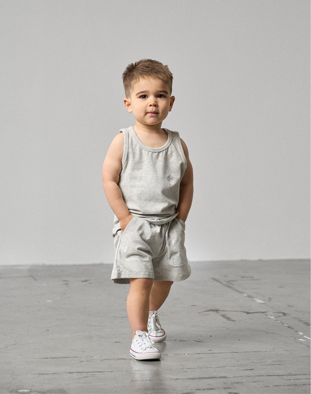 Stitch Pocket Jersey Shorts - Light Heather Grey | Comfortable Casual Wear for Men & Women | Perfect for Summer, Gym, Lounge & Everyday Outfits