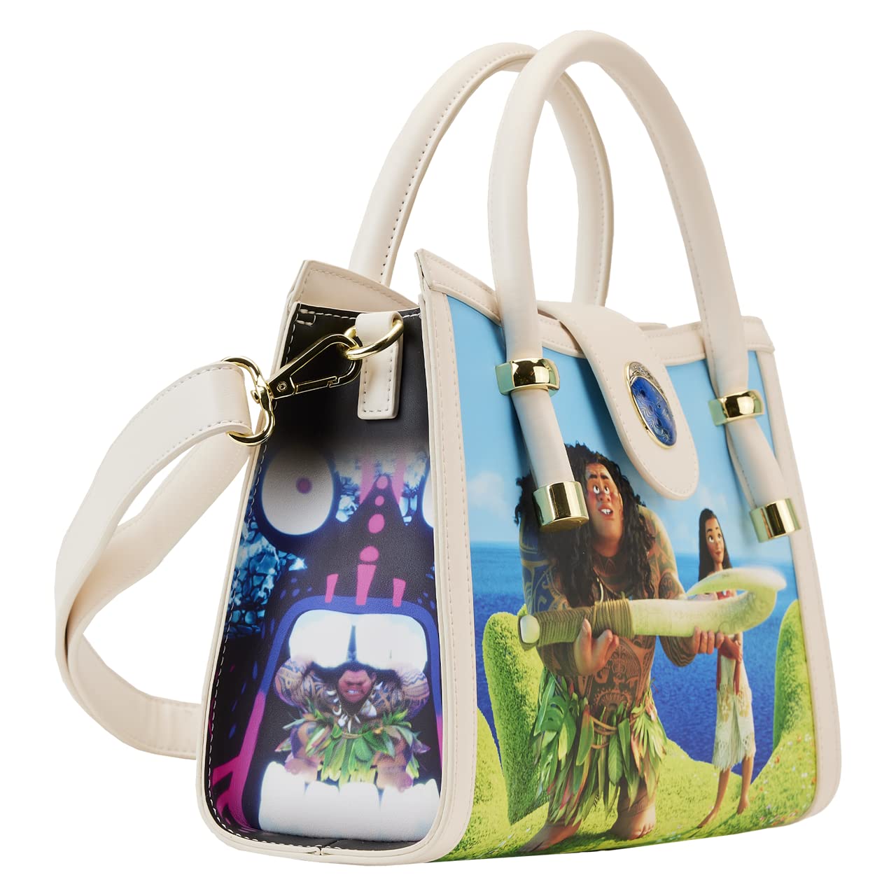 Loungefly Disney Moana Princess Scene Series Crossbody Bag - Stylish Shoulder Purse for Women, Girls | Perfect for Cosplay, Disney Parks, Travel & Everyday Use
