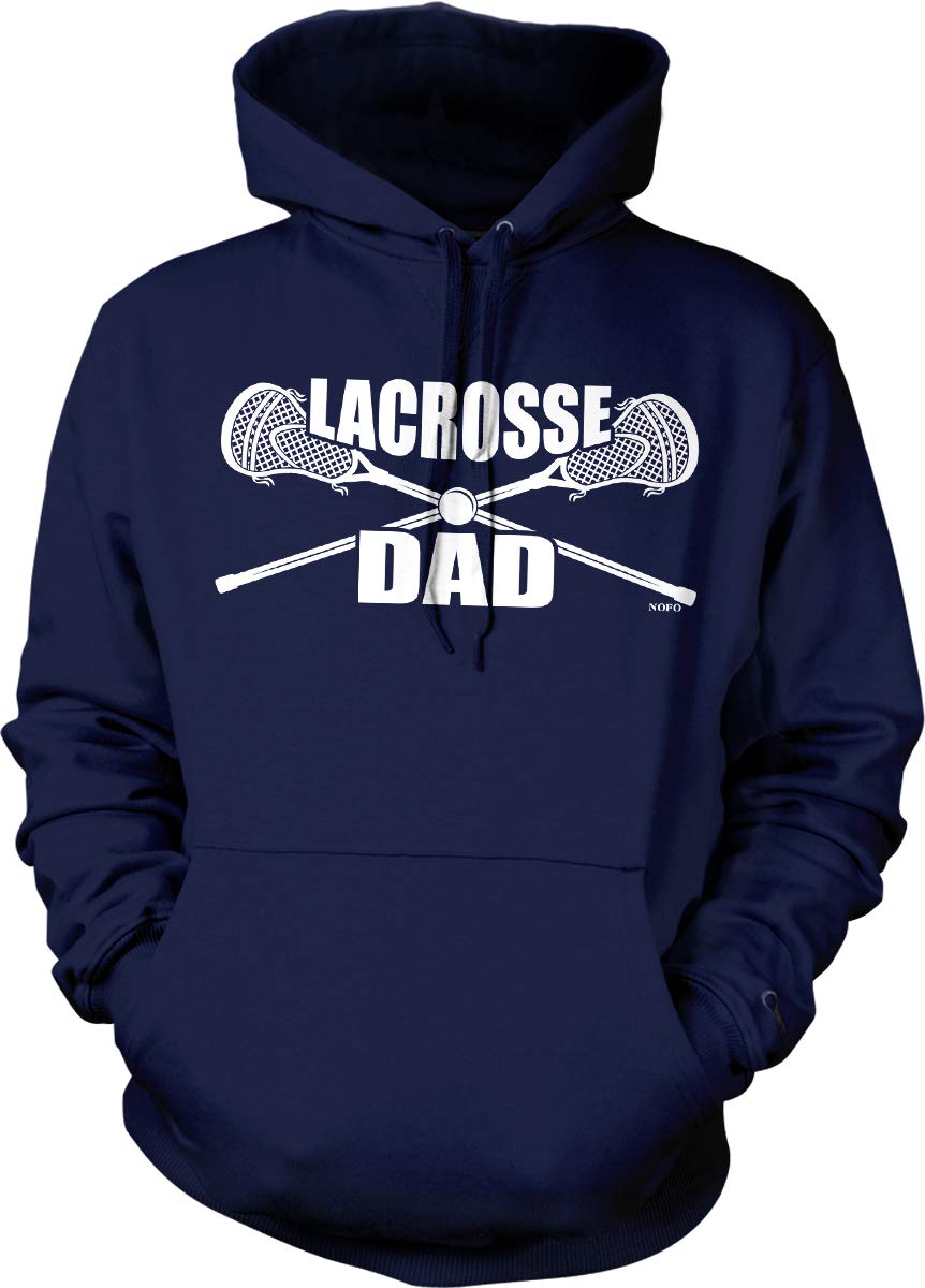 Lacrosse Dad Hooded Sweatshirt - Comfortable Pullover for Lacrosse Parents - Perfect for Games, Practices, and Casual Wear