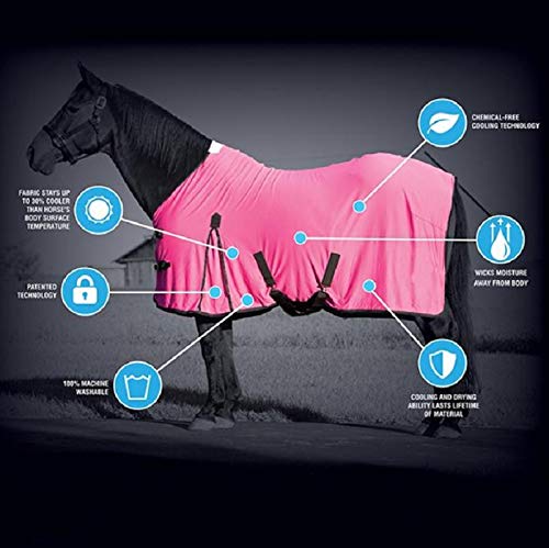 Weaver Leather CoolAid® Horse Cooling Blanket for Hot Weather - Breathable & Quick-Dry Summer Blanket for Horses - Perfect for Training, Riding, and Post-Exercise Cooling