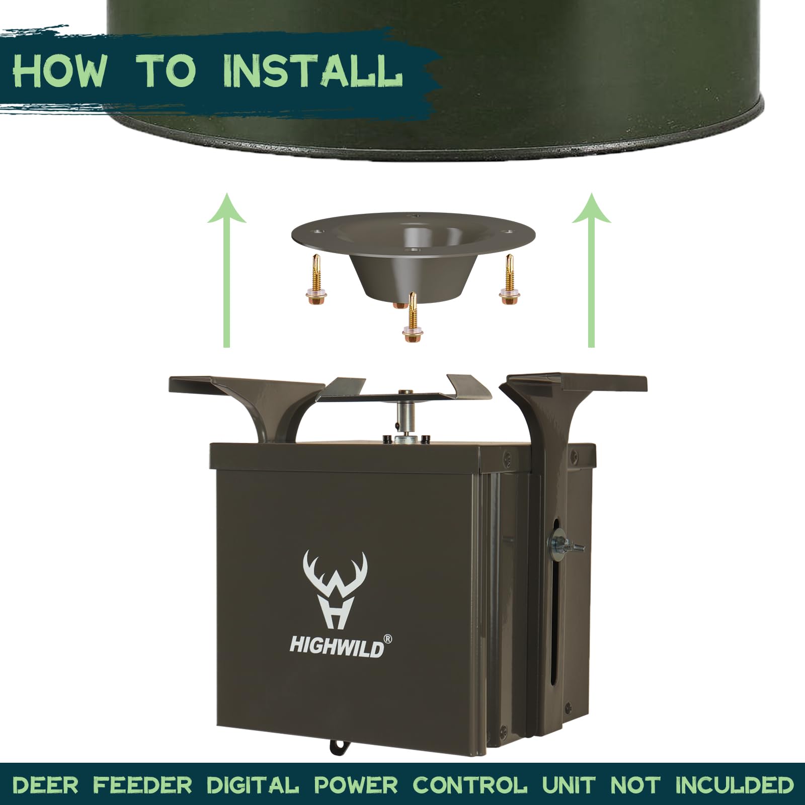 Highwild 6-Volt Deer Feeder Replacement Funnel - 1.5