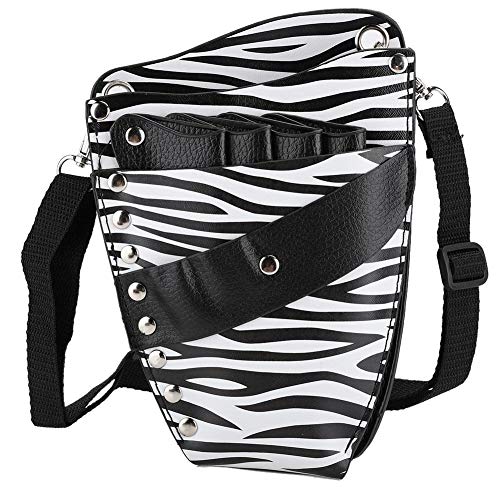 Professional Barber Scissor Pouch Holster with Belt - Waist Bag for Hairdressing Shears, Hair Cutting Clippers & Barber Tools - Perfect for Salon Stylists, Mobile Barbers & Cosmetologists (Ideal for Organizing Scissors During Haircuts & Styling)