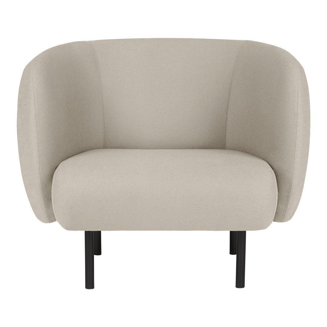 Luxury Cape Lounge Chair - Modern Accent Chair for Living Room, Bedroom & Office - Comfortable Reading Chair with Soft Cushions - Perfect for Relaxing, Napping & Home Decor