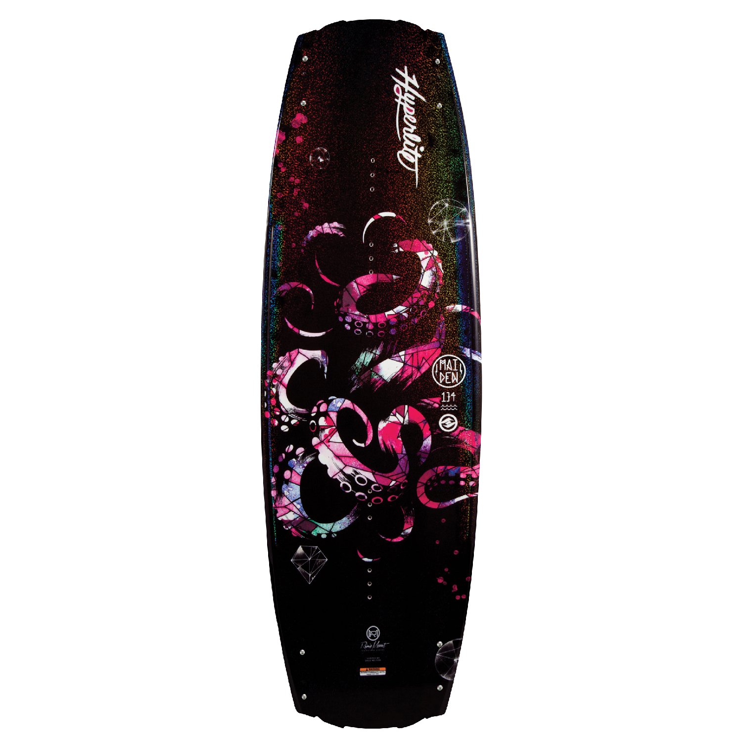 Hyperlite Maiden Women's Wakeboard 2016 - 138cm | Premium Performance Wakeboard for Women | Perfect for Lakes, Rivers & Wake Parks