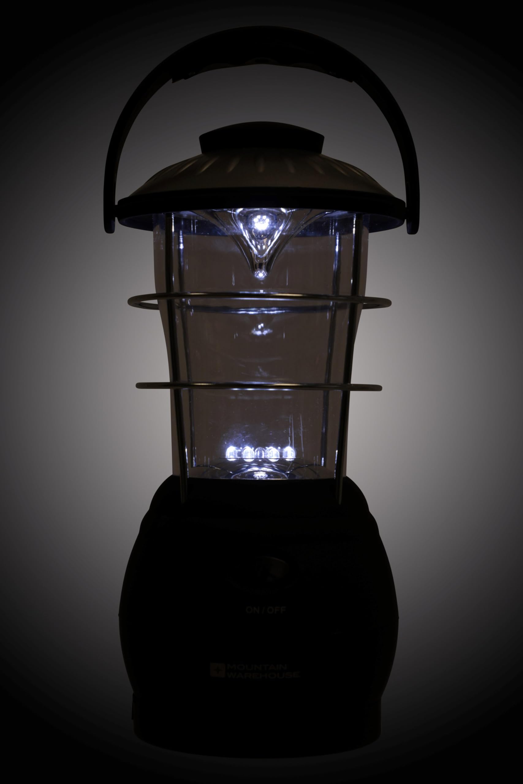 Mountain Warehouse Wind Up Lantern - Rechargeable LED Camping Light for Outdoor Adventures, Hiking, Emergency & Power Outages