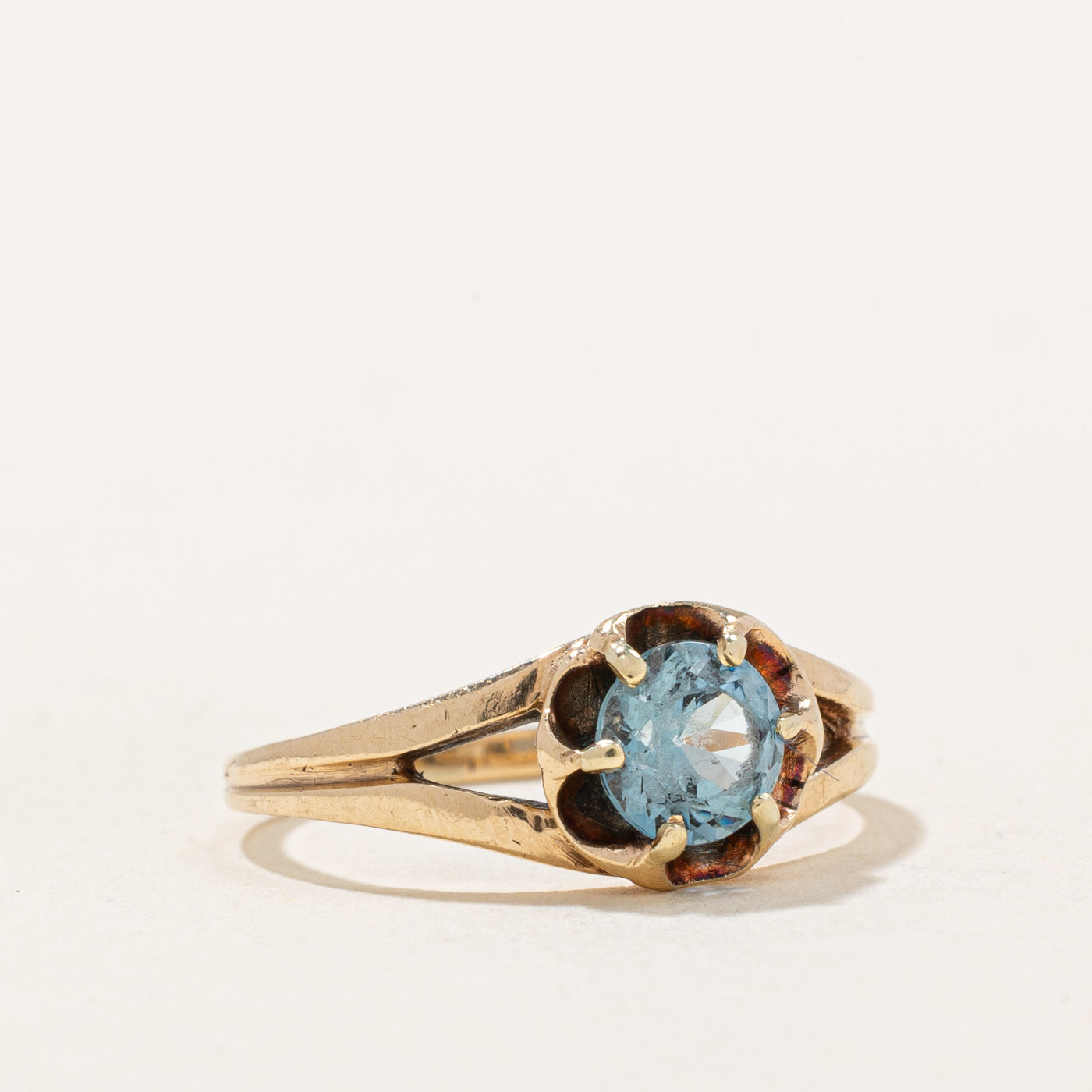 0.50ct Synthetic Spinel Claw Set Ring - Size 4.25 | Elegant Jewelry for Women, Perfect for Weddings, Parties & Everyday Wear