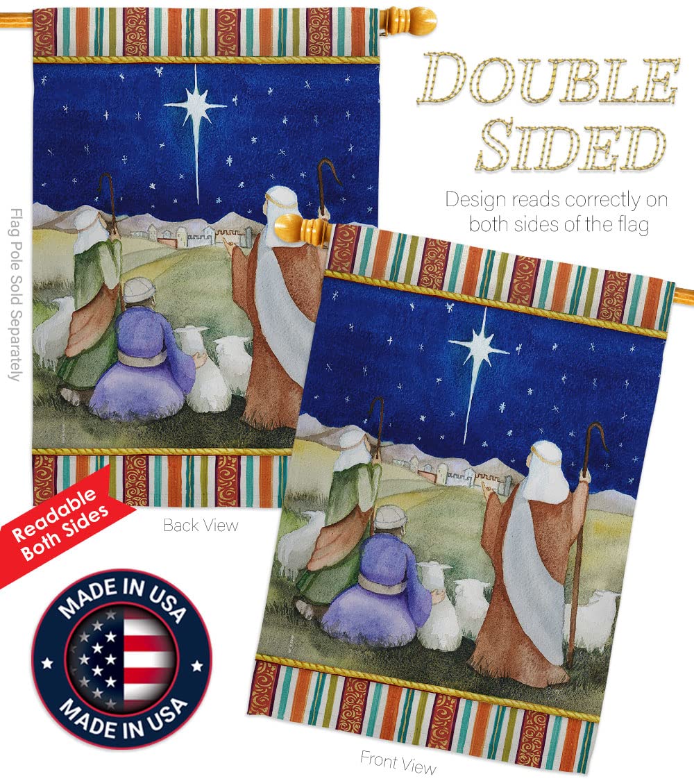 Christmas Nativity Flags Set - 28