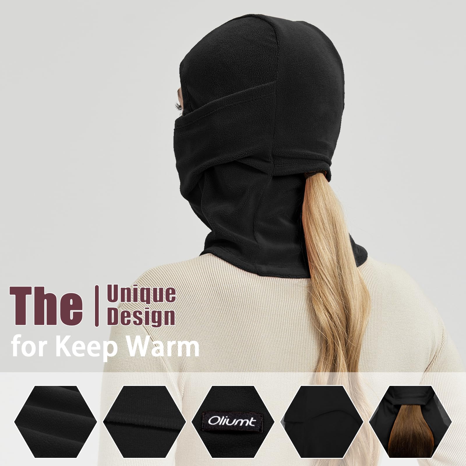 Balaclava Ski Mask for Men & Women - Warm, Breathable, Windproof Winter Face Mask for Skiing, Snowboarding, Motorcycling & Outdoor Activities in Cold Weather