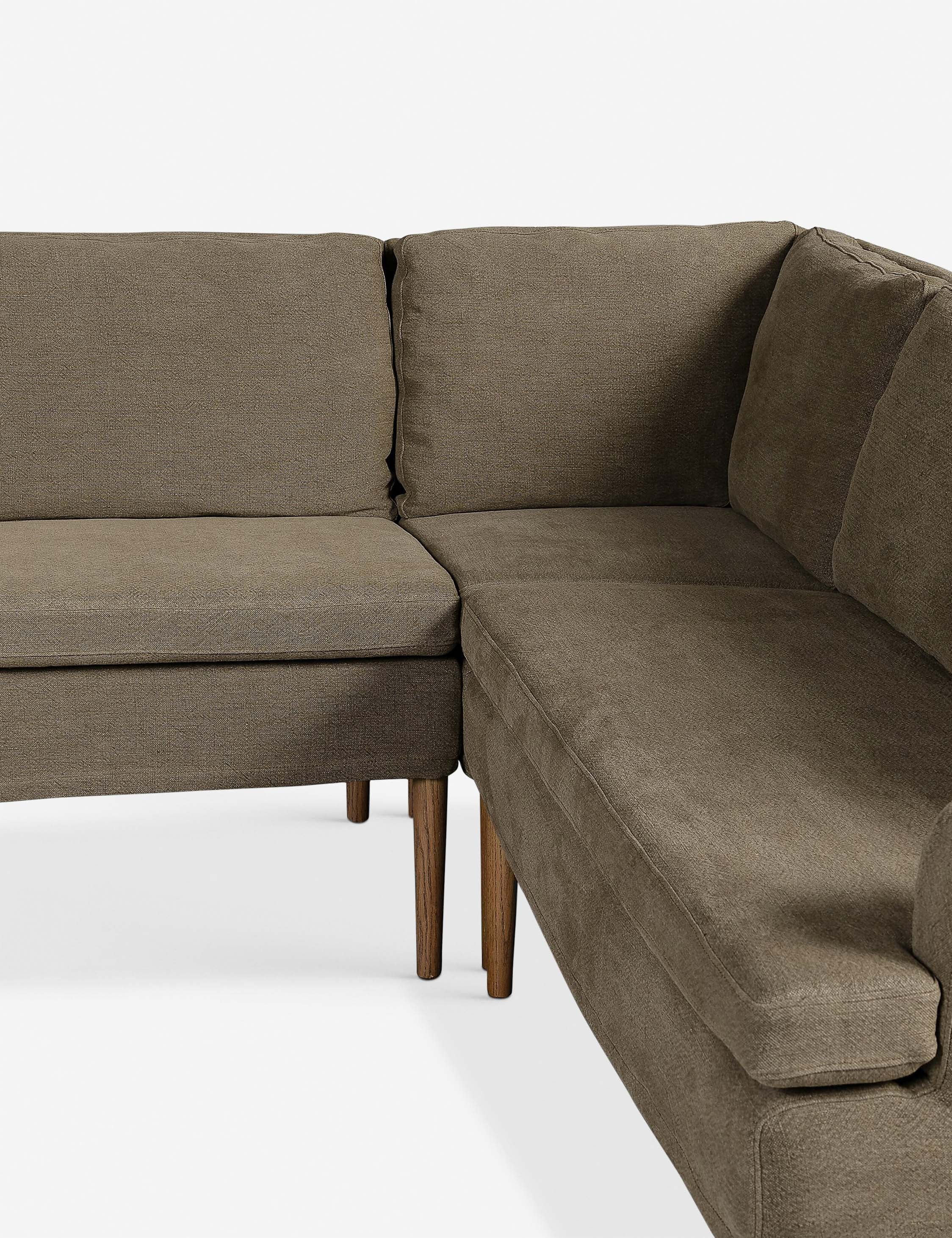 Aurelia U-Shaped Dining Banquette - Modern Upholstered Bench with Storage by Amber Lewis x Four Hands | Perfect for Kitchen Nook, Breakfast Nook, and Dining Room Seating