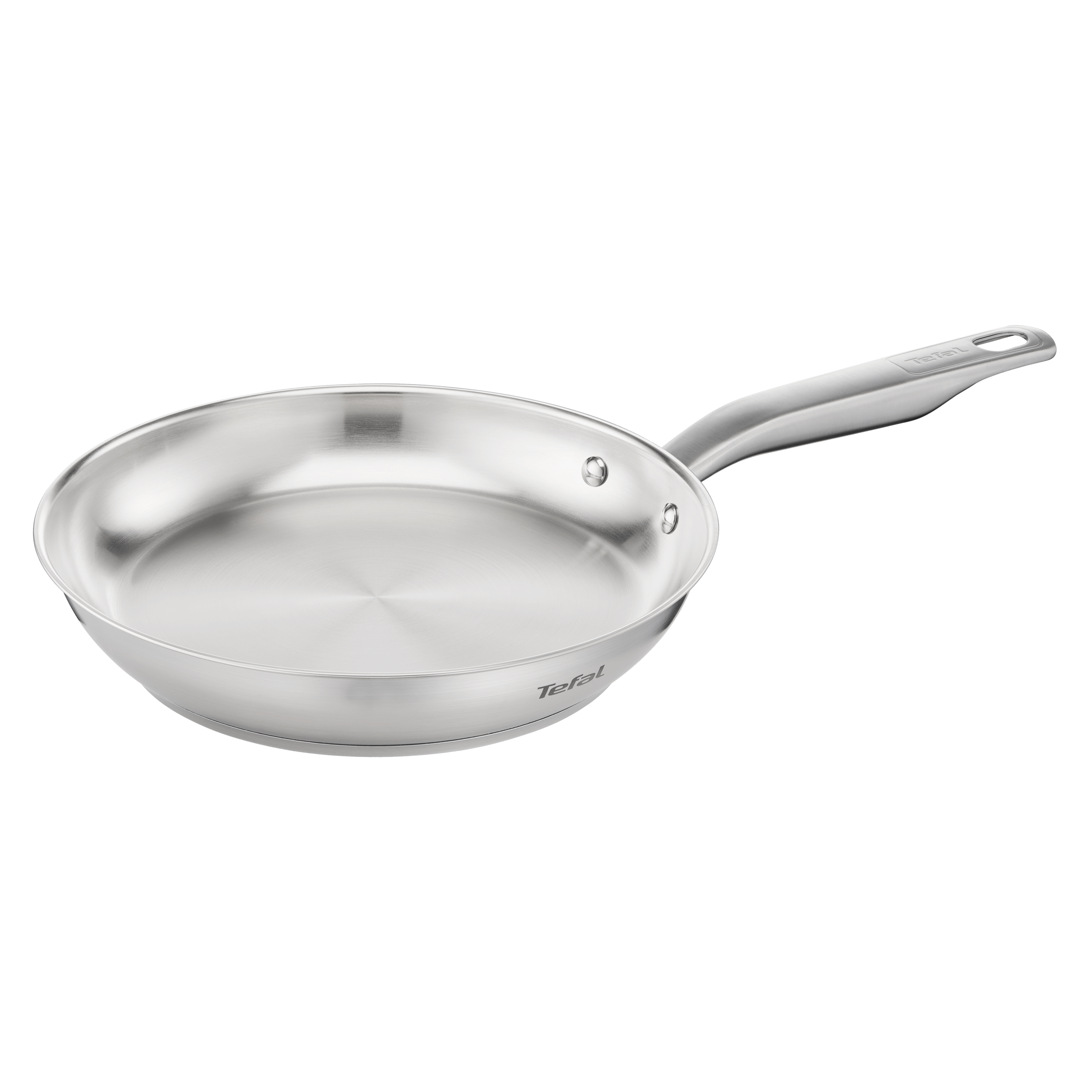 Tefal Virtuoso Induction Stainless Steel Uncoated Frypan 24cm - Professional Cookware for Gas & Induction Stoves - Perfect for Searing, Frying & Sauteing at Home