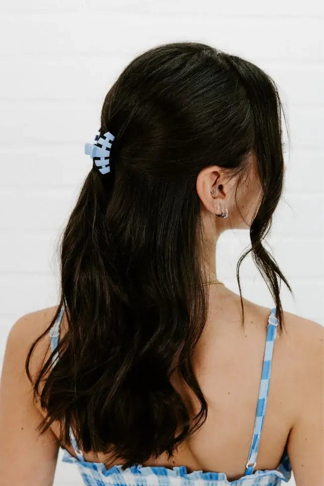 Clear Skies Tiny Hair Clips - Mini Non-Slip Hairpins for Women & Girls - Perfect for School, Work, and Everyday Styling