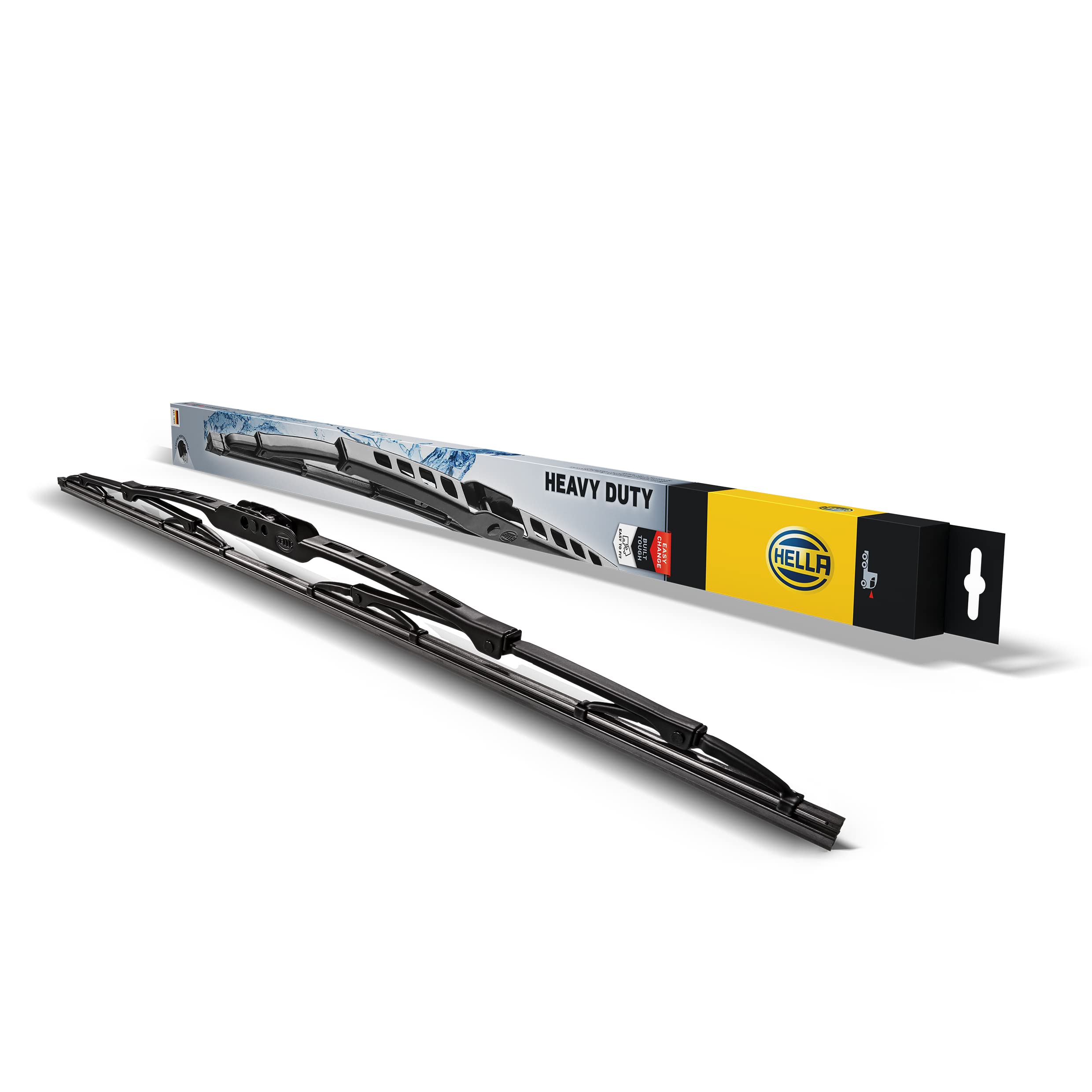 Hella OE Quality 32 Inch All-Season Graphite-Coated Heavy Duty Wiper Blade - Single (191398321) for Trucks, SUVs & Commercial Vehicles in Rain, Snow & Extreme Weather