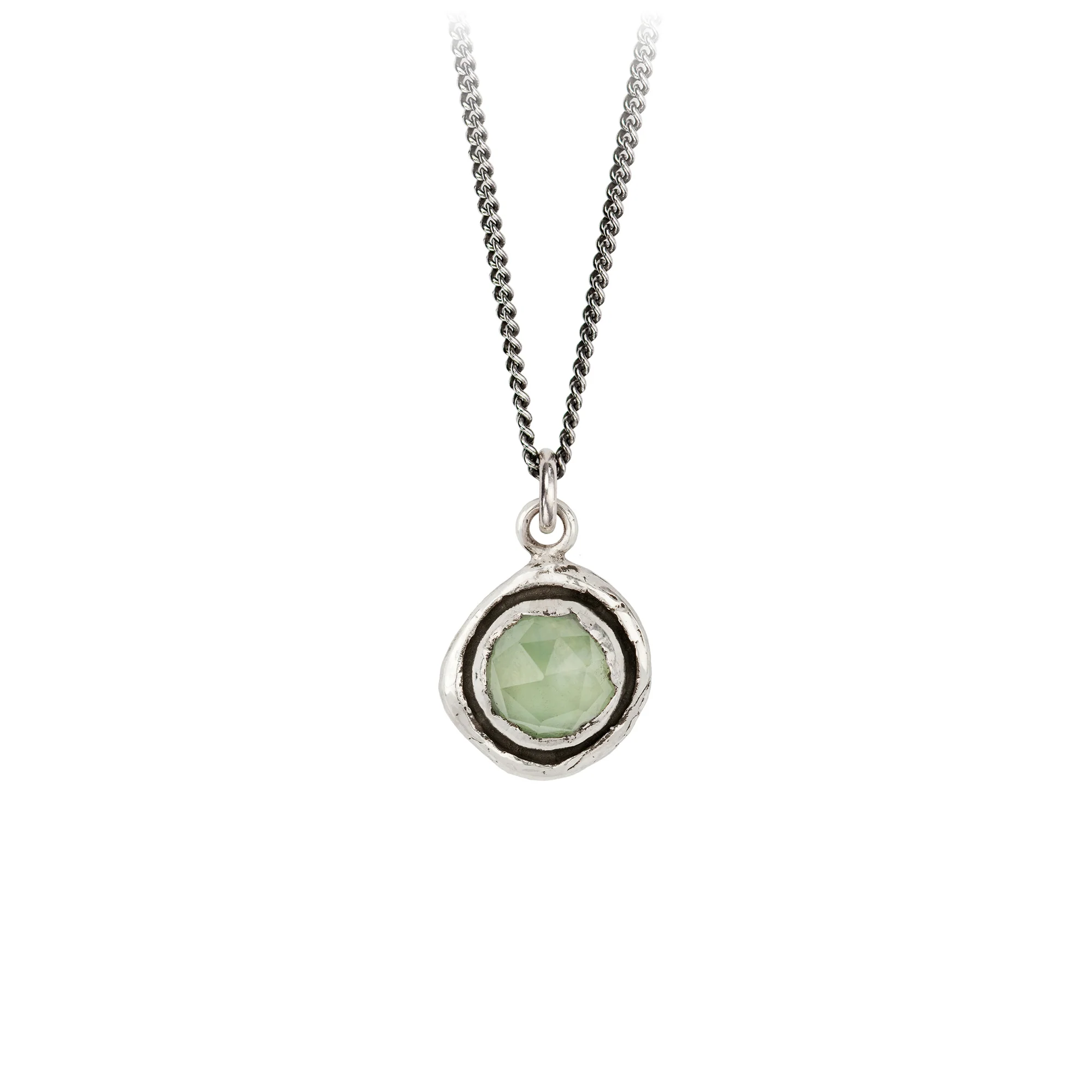 Faceted Stone Talisman Necklace - Natural Gemstone Pendant for Protection & Good Luck - Perfect for Spiritual Healing, Meditation & Energy Balancing