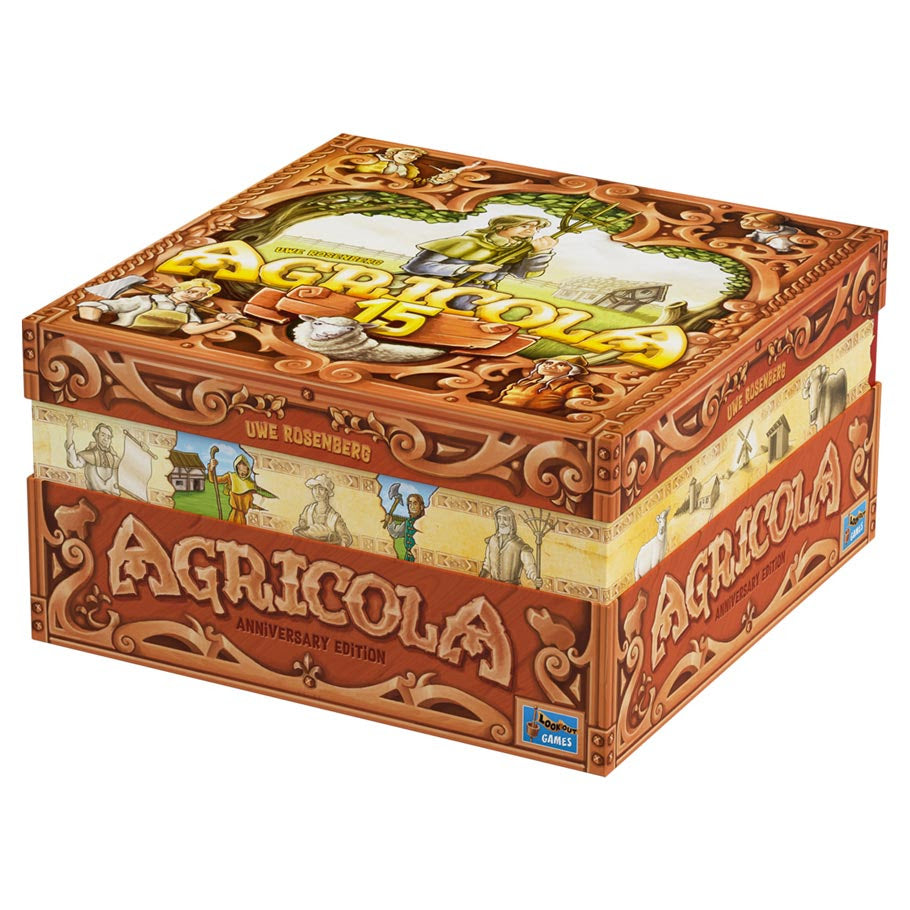 Agricola 15th Anniversary Edition Board Game - Family Strategy Farming Game for Adults & Teens - Perfect for Game Nights & Family Gatherings