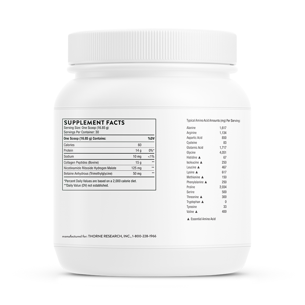 Thorne Collagen Fit (SP686) - Premium Hydrolyzed Collagen Peptides for Joint & Skin Health - Ideal for Fitness, Recovery & Anti-Aging
