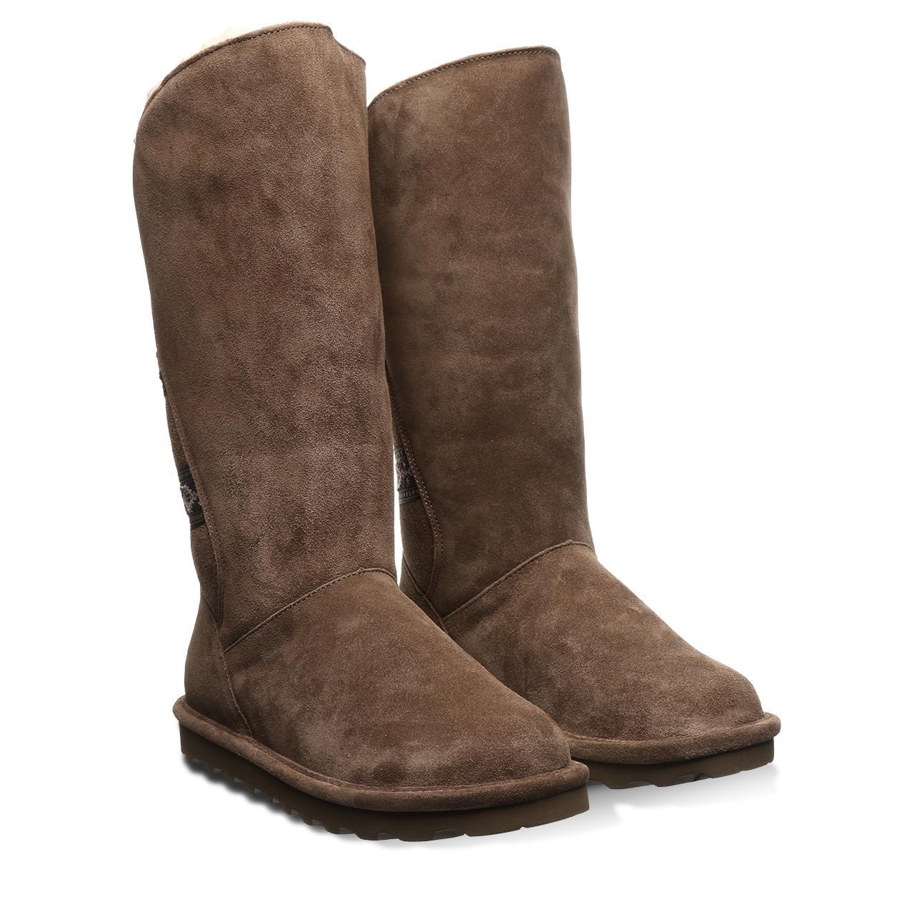 BEARPAW Women's Violet Suede Winter Boots - Comfortable & Warm Snow Boots for Women - Classic Ankle Boots for Outdoor, Hiking, and Casual Wear